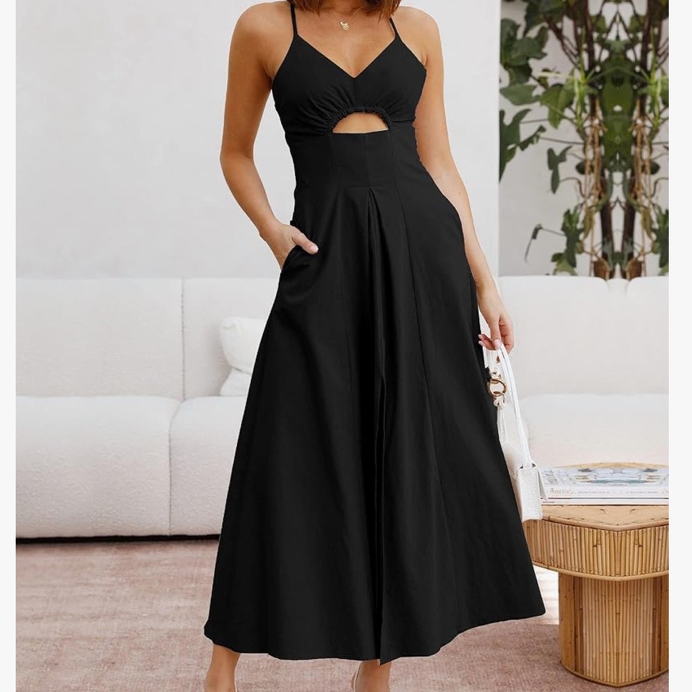 btfbm Black Sleeveless Maxi Dress - Picture 3 of 6